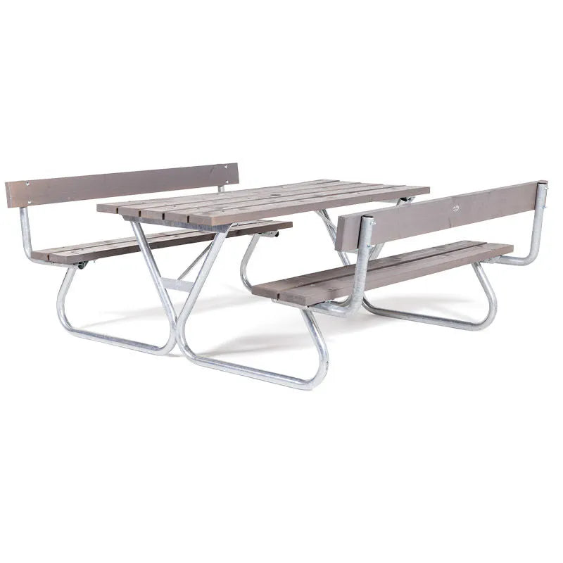 Picknicktisch - Tisch-Bank Kombination 180cm Länge aus FSC® Norrlands-Kiefer Holz