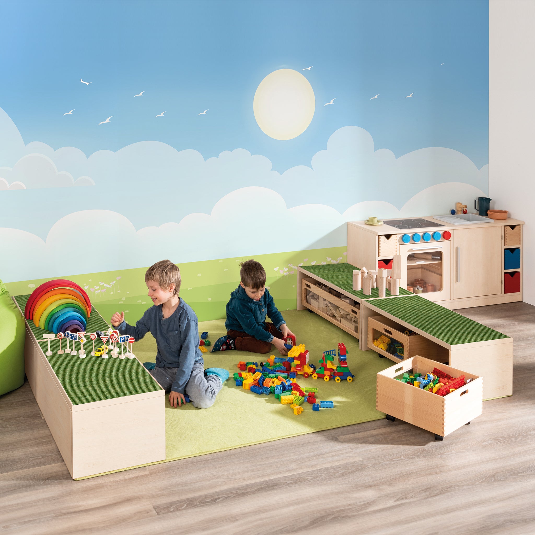 Podestlandschaft Kindergarten Schweiz