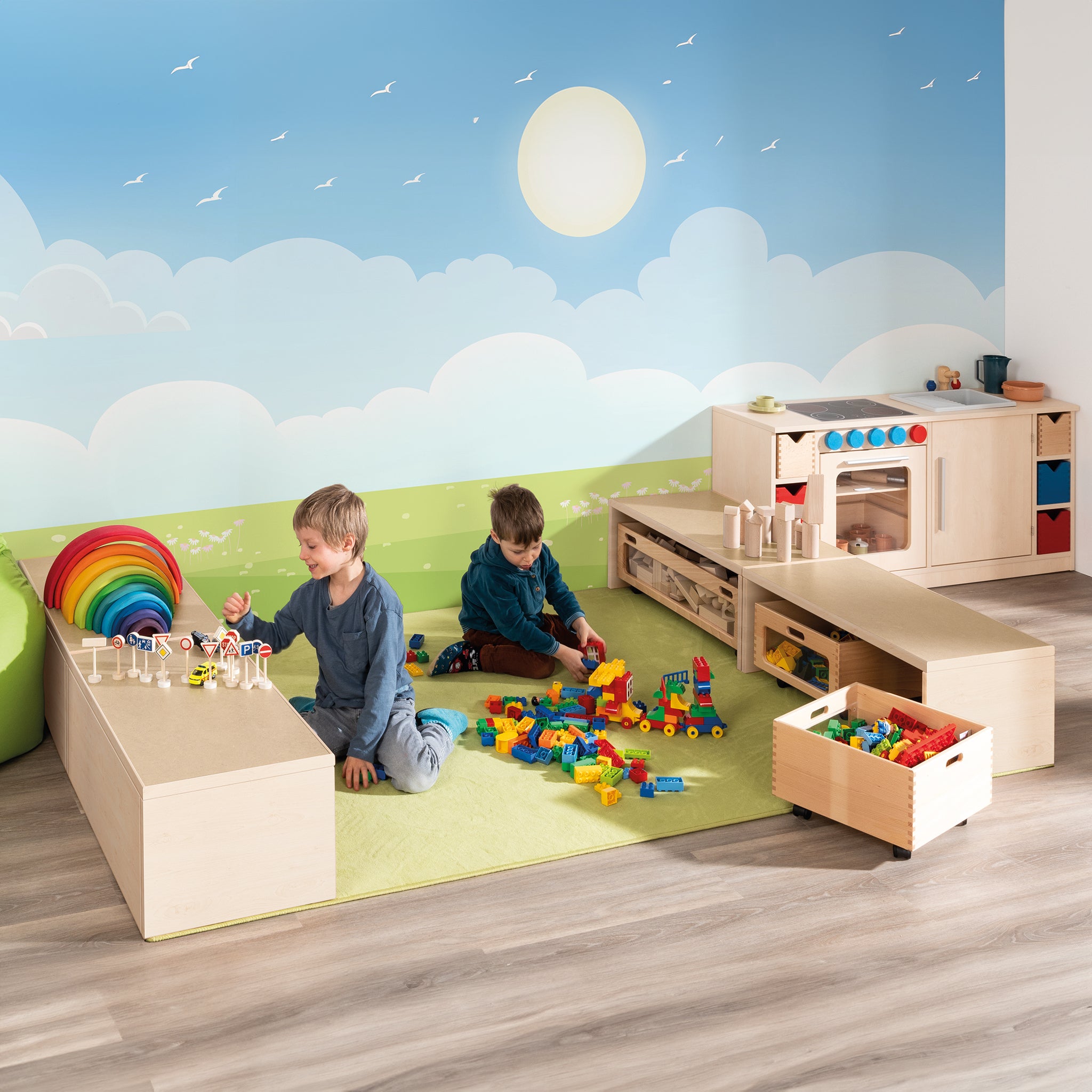 Spielpodest Kita Schweiz