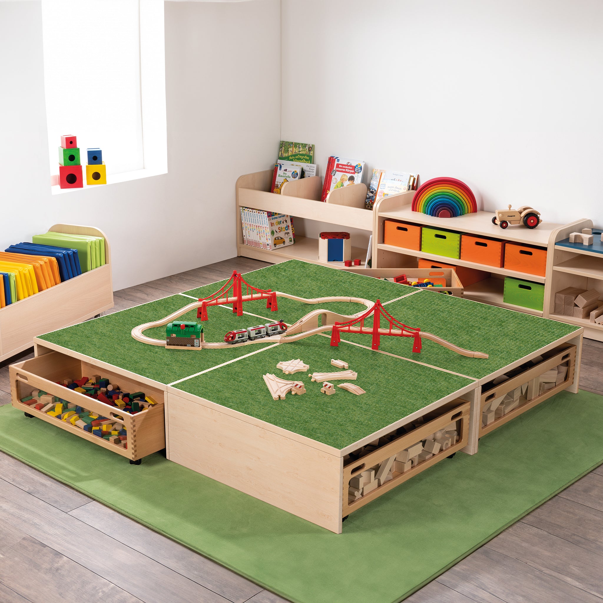 Kindergartenmöbel Bauecke