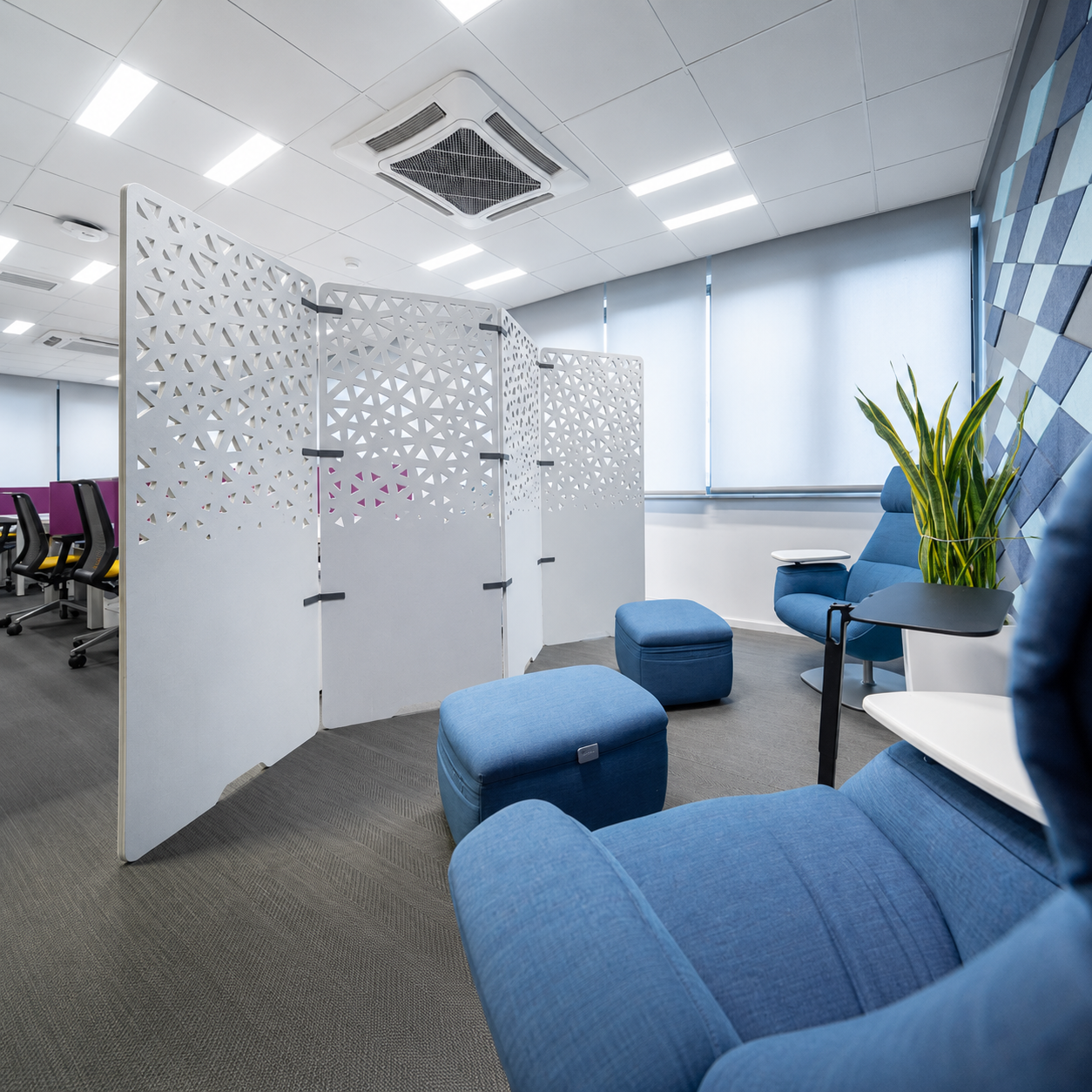 Modular Room Dividers – Top Acoustic Solution with Absorption Class A | Swiss Design