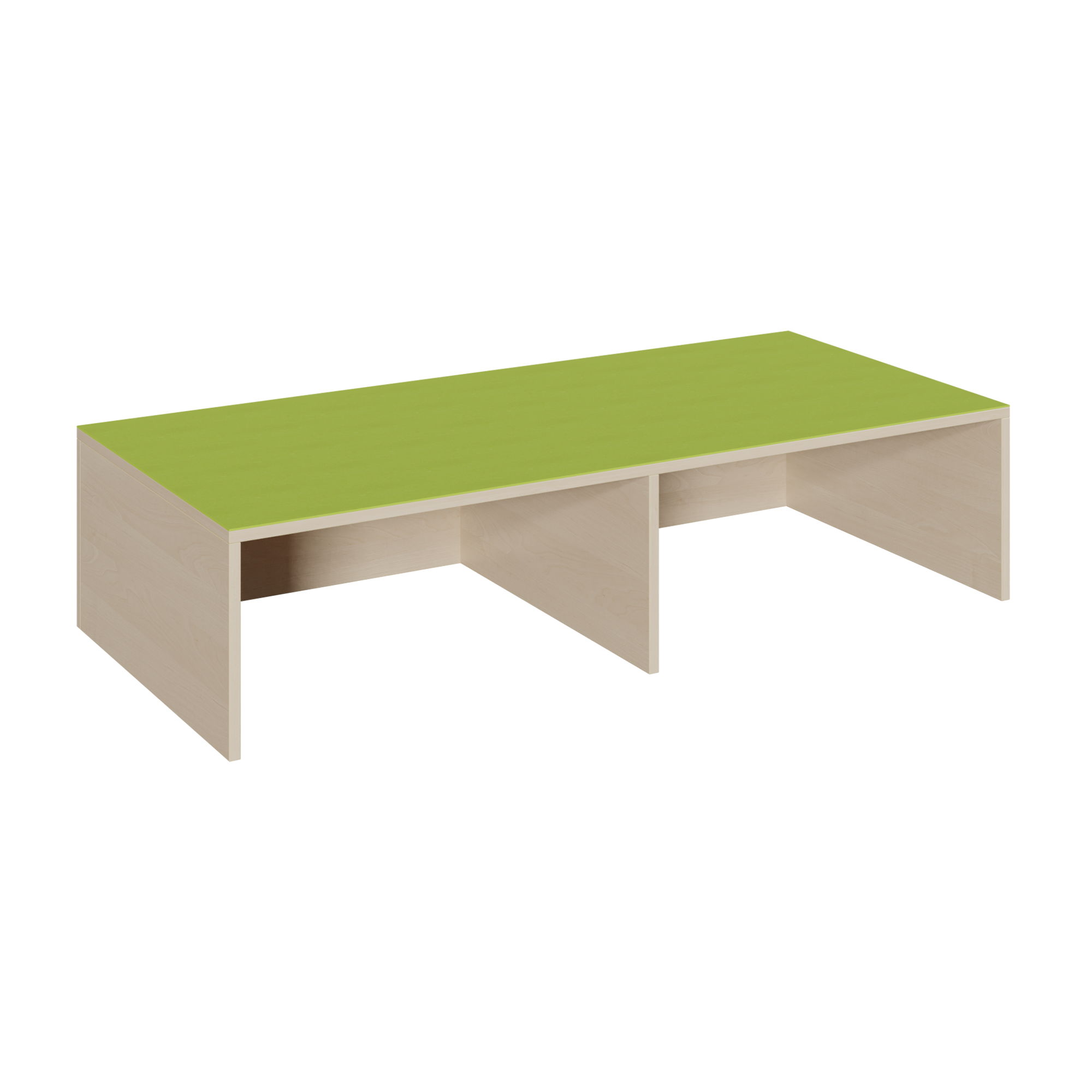 Plate-forme rectangulaire avec surface de linoléum (pour 2 rouleaux)