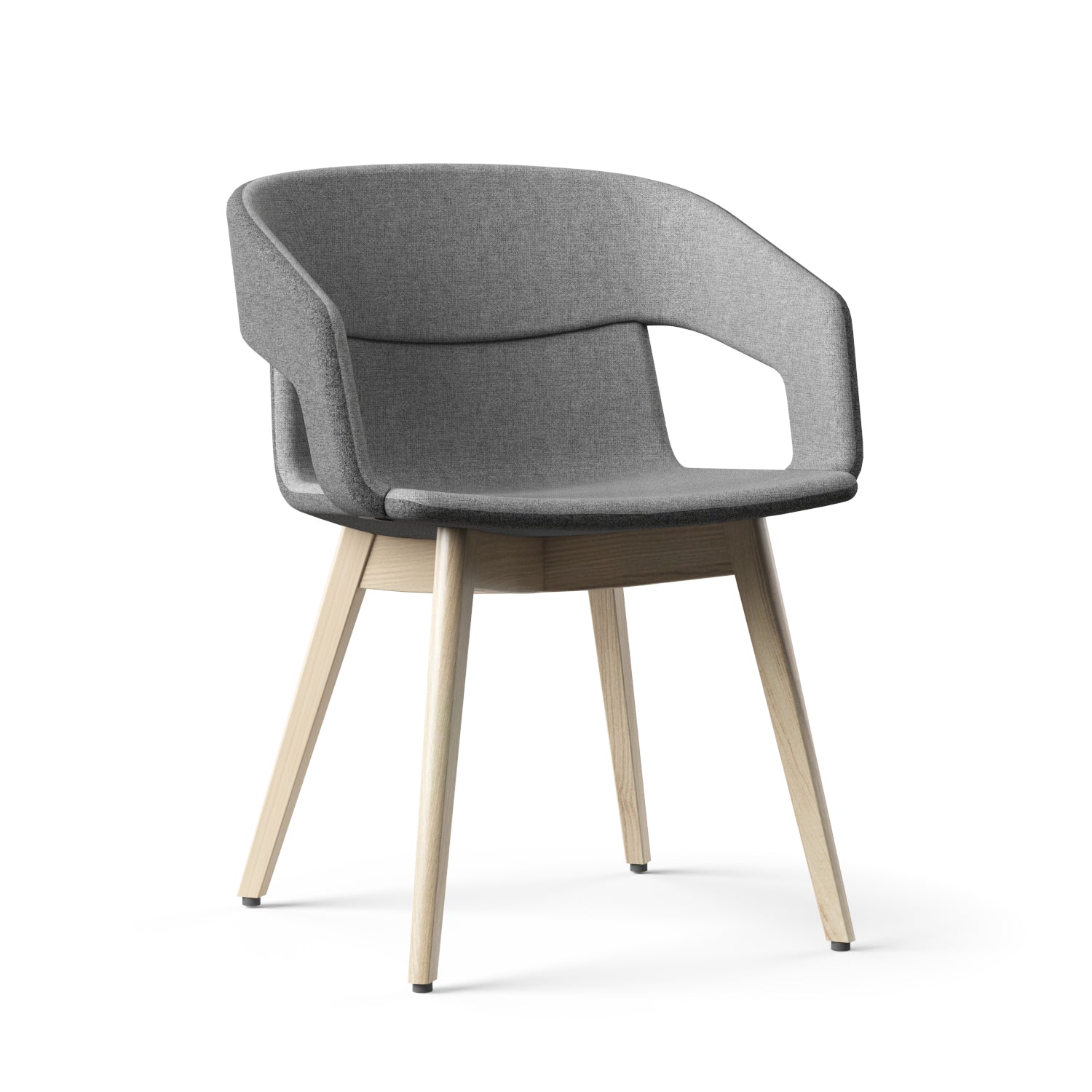 Office armchair as a single seater with low backrest ǀ TWIST&SIT