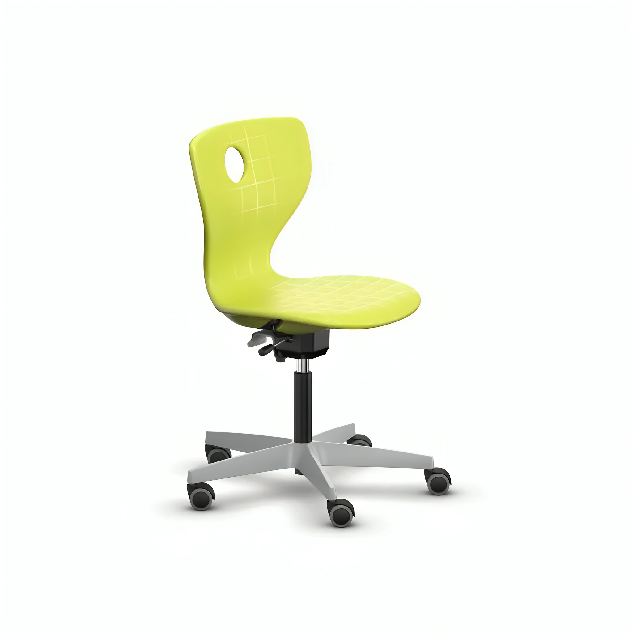 Siège de chaise étudiante en plastique recyclable | Courbe de confort