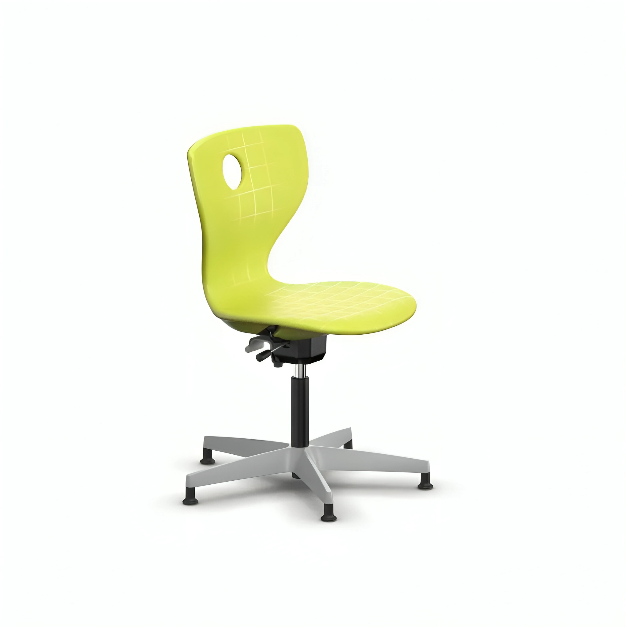 Siège de chaise étudiante en plastique recyclable | Courbe de confort