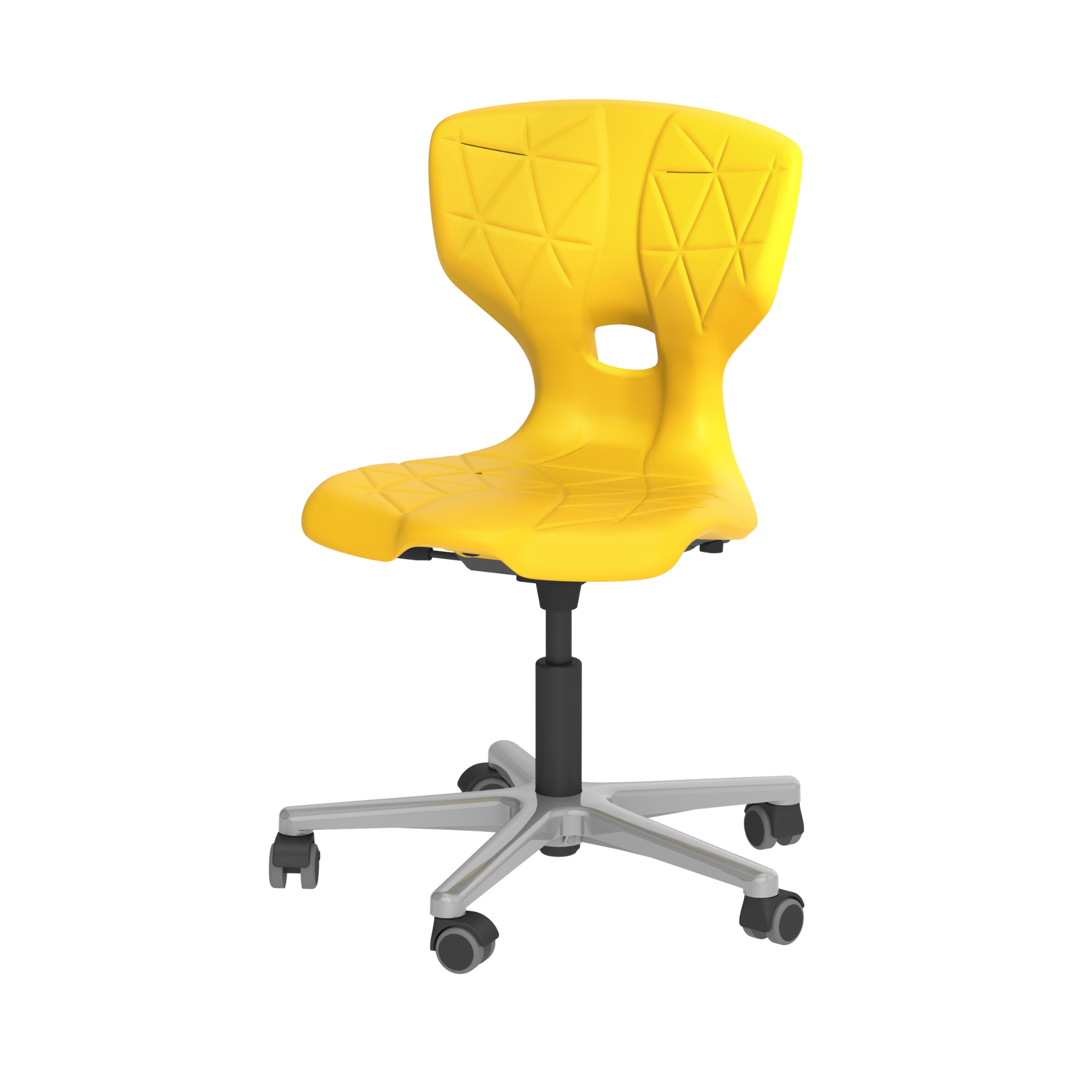 Schulstuhl recyclebare Kunststoffschale ergonomisch Schule