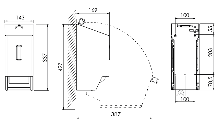 Porte-toilette - Solution pratique et robuste pour les institutions publiques