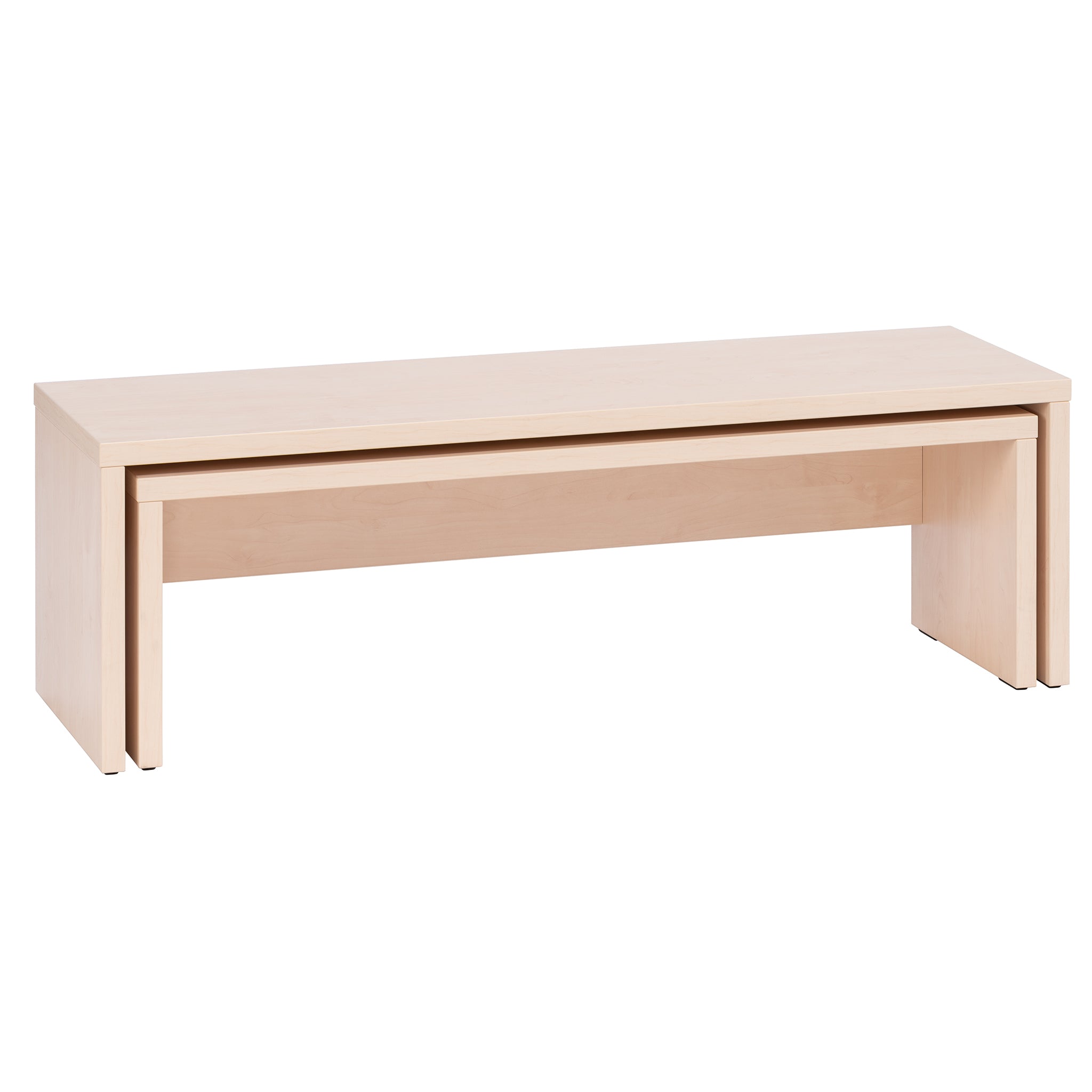 Kindergarten Sitzbank Set Birke