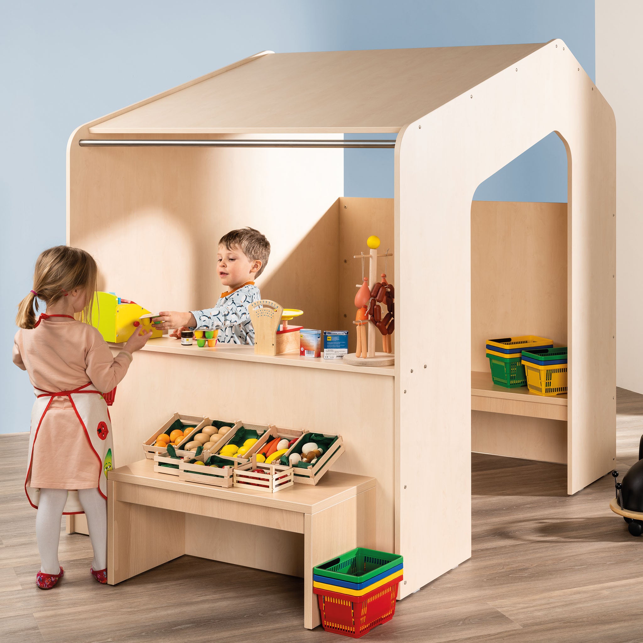 Kindergarten Spielhaus Raum im Raum