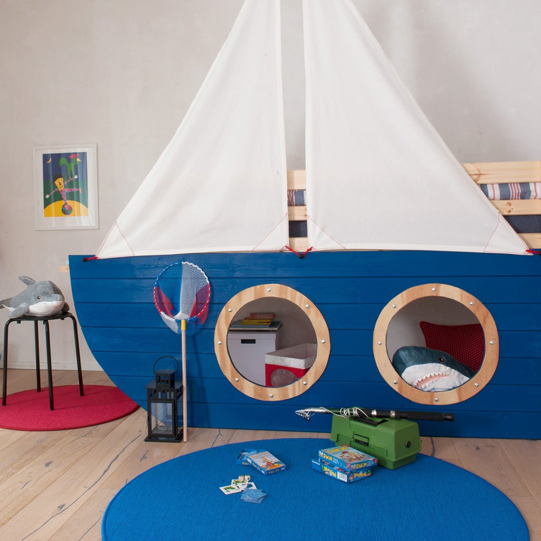 Tretford Teppich rund (⌀ 200 cm) – Spielteppich für Kindergarten