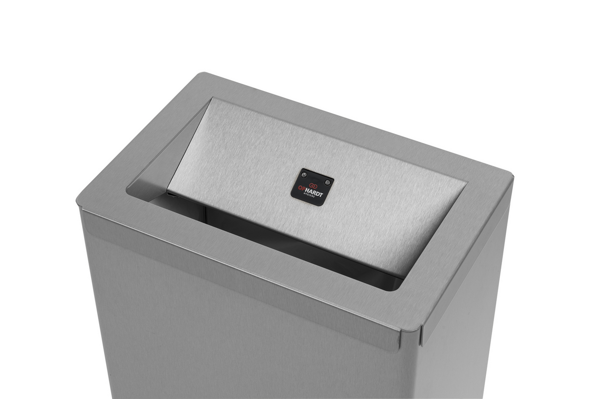 Stilvoller WC-Abfalleimer in Weiß, passend für jede Badezimmereinrichtung.