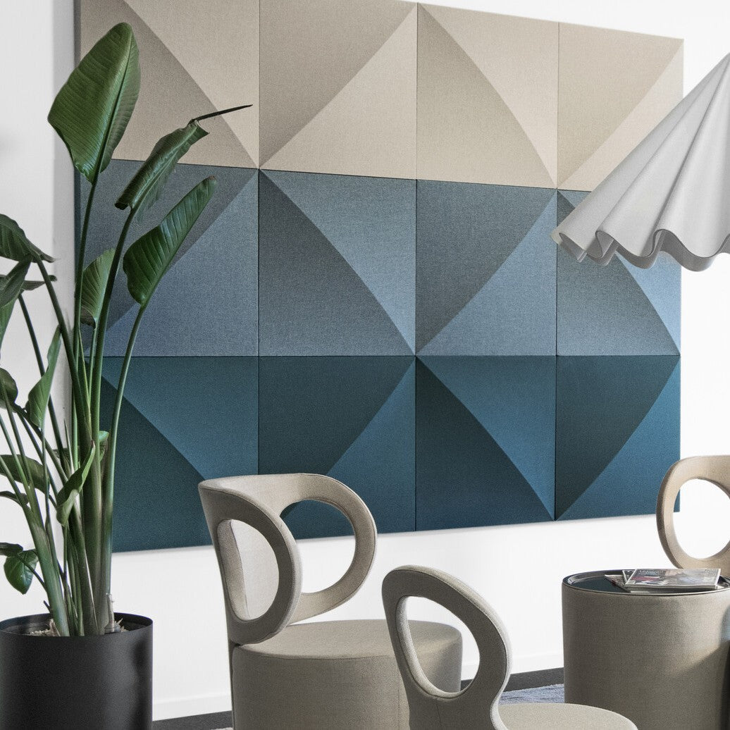 Akustik Wandpaneel mit Ecophon Füllung 60x60x5 cm – Top Akustiklösung mit Absorptionsklasse A