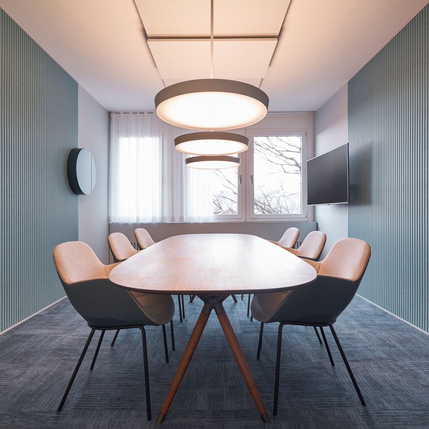 Impact Acoustic Vertigo Wandverkleidung Detailstruktur