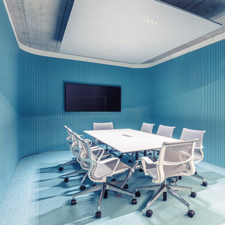 Akustikwandverkleidung Vertigo Objektbau Schweiz