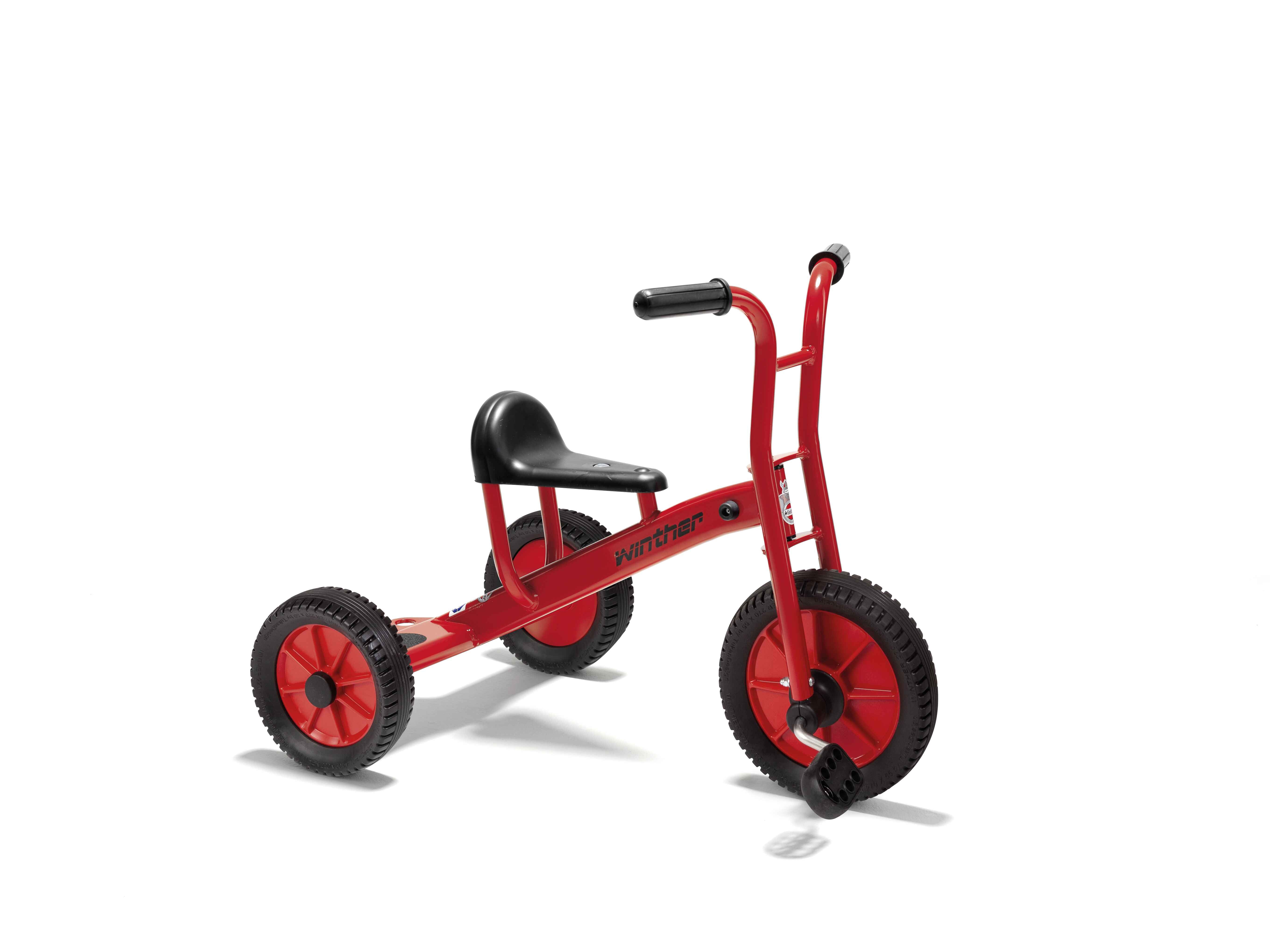 Winther Dreirad für Kinder, ideal zur Förderung von Balance und Motorik im Kindergarten.