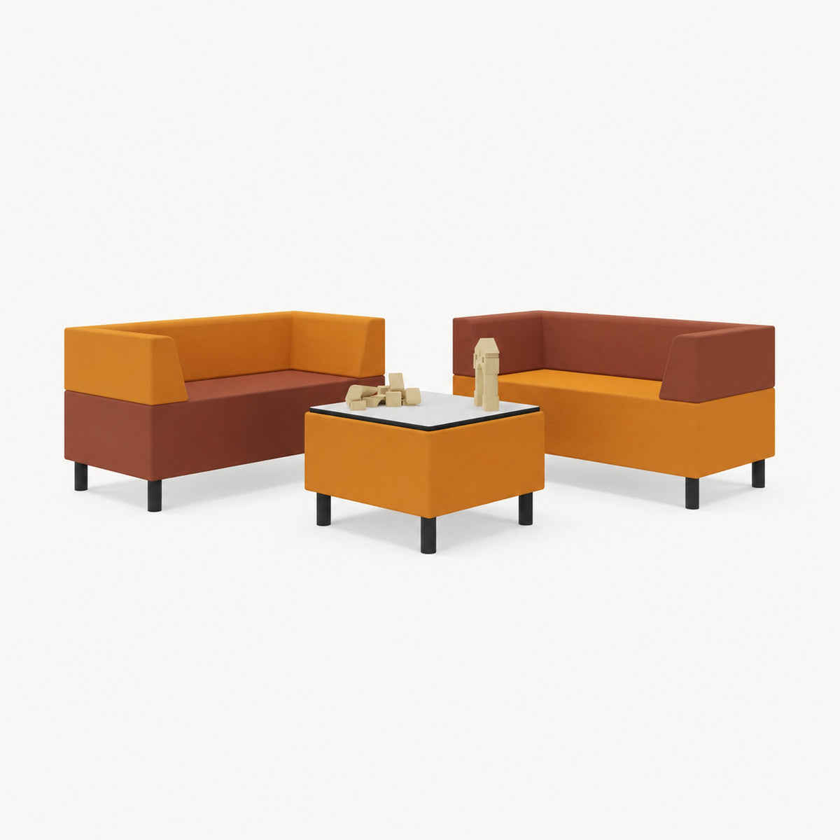 Kindersofa gepolstert für Schule & Kindergarten ǀ JUNIOR