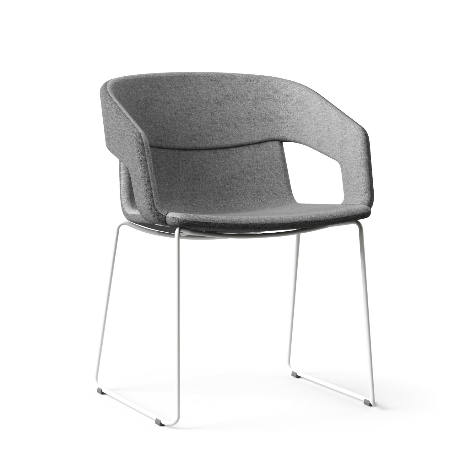 Office armchair as a single seater with low backrest ǀ TWIST&SIT