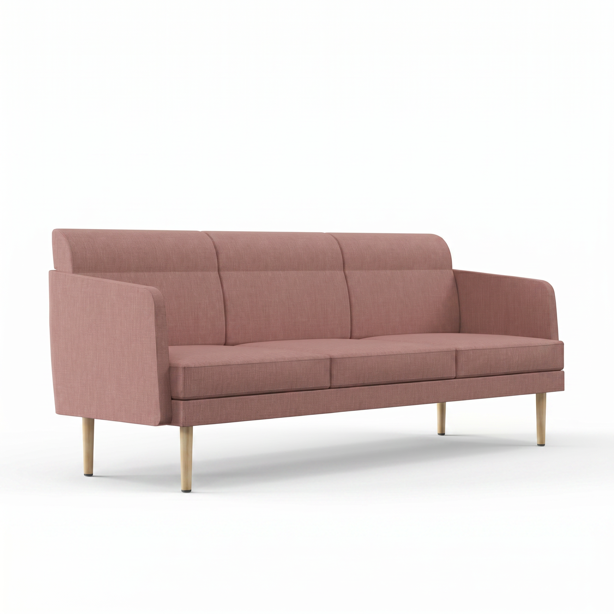 Office sofa with low backrest for creative spaces