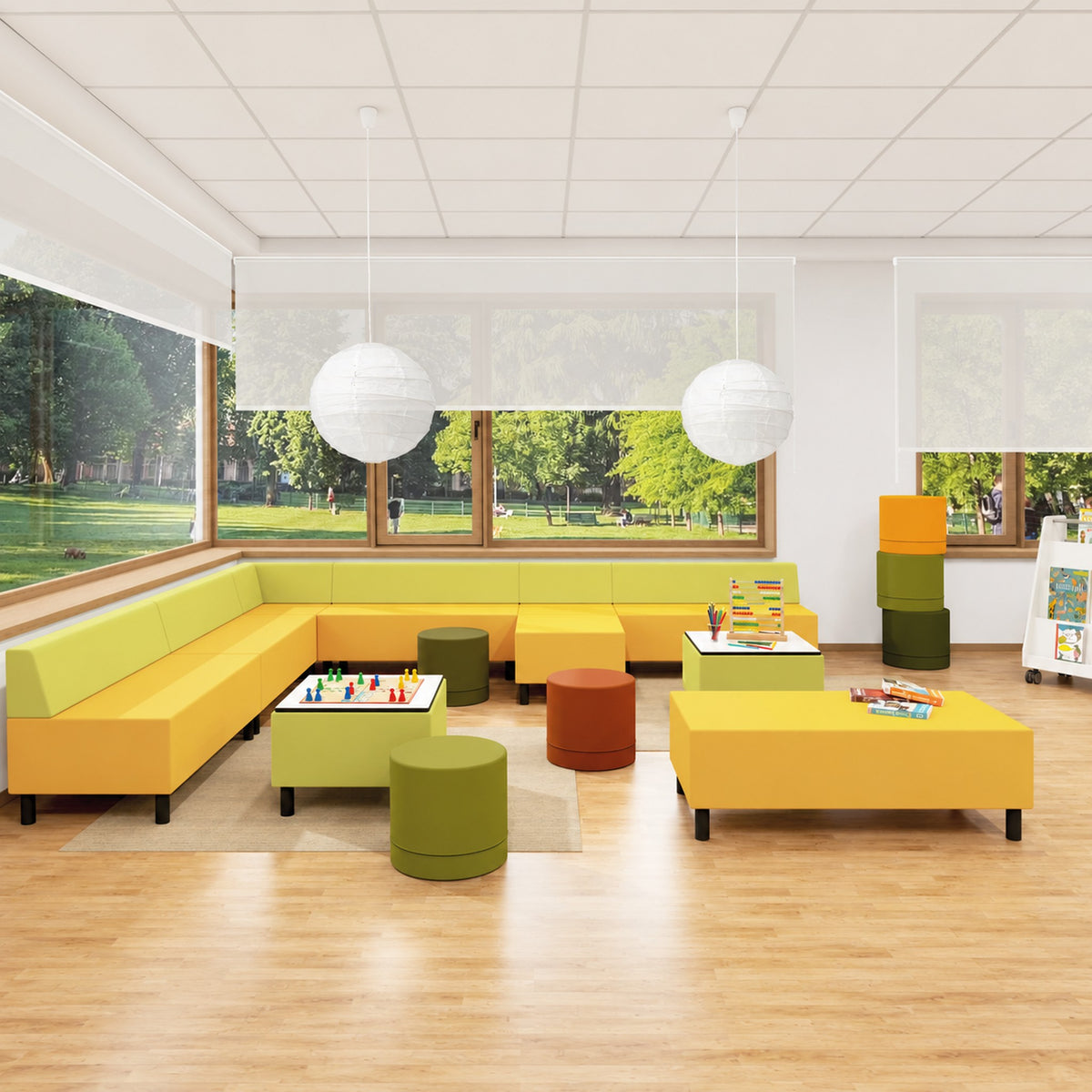 Modulares Polstersystem für Kindergarten und Schulen ǀ JUNIOR