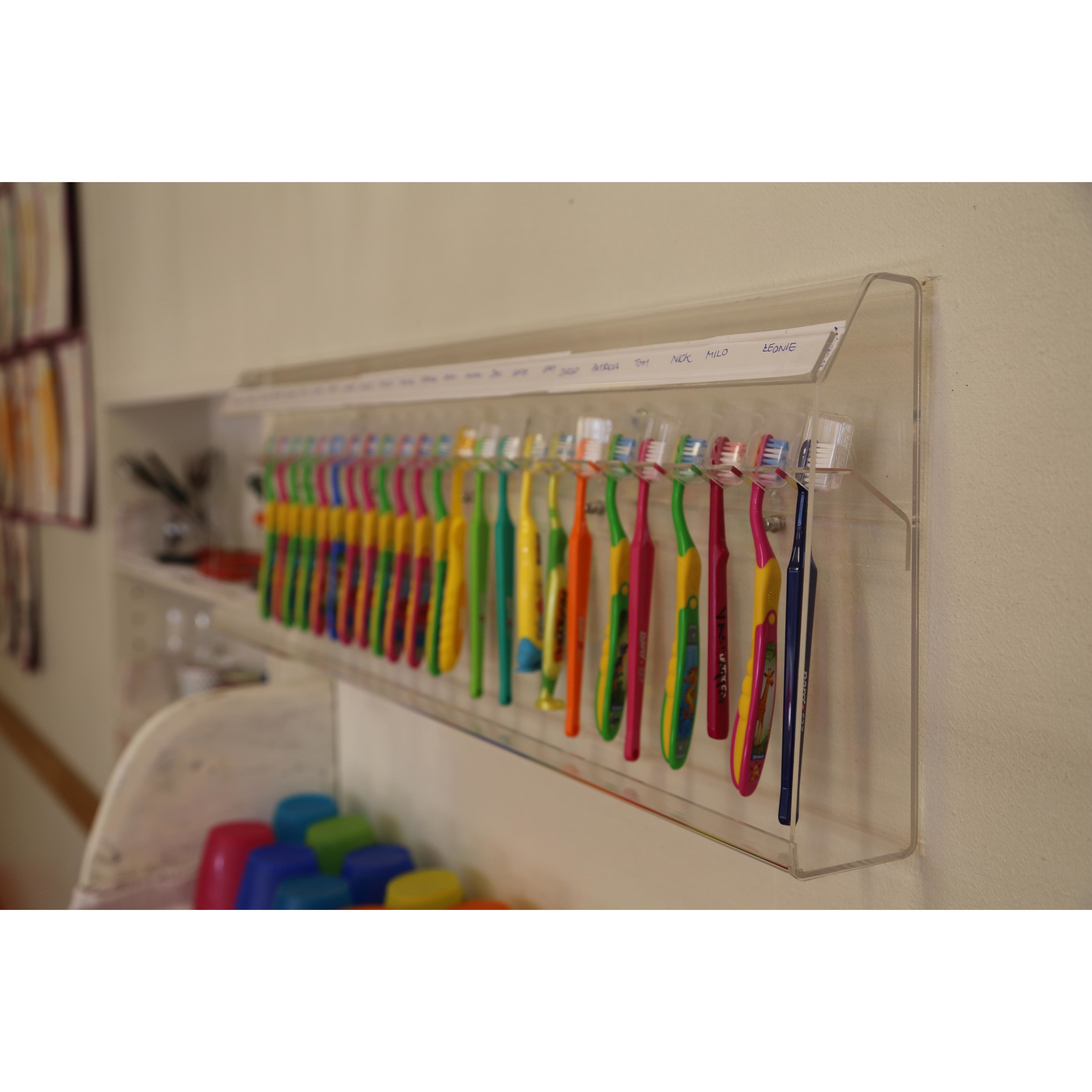 Zahnbürstenhalter-Set Für 36 Kinder (1X Maxi & 1X Mini)