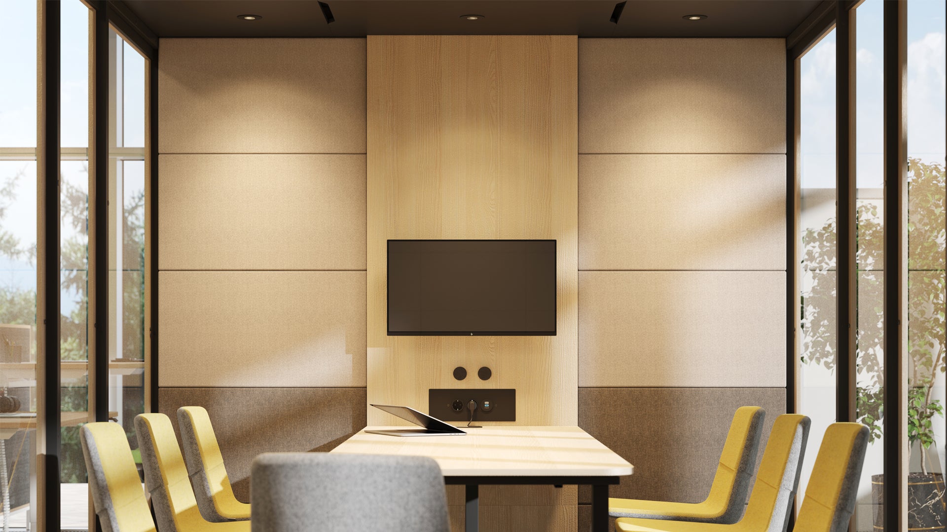 Silent Box XL - Raum in Raum System für 7 Personen |  Kibemo