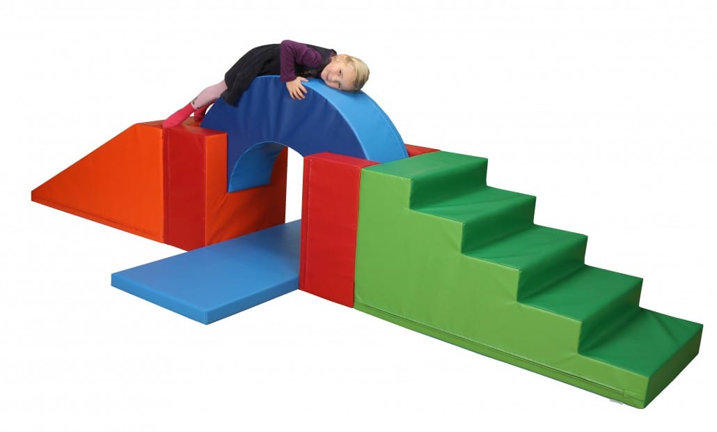 Blocs de construction en mousse - 6 parties - 160x60x130 cm
